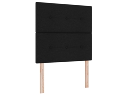 Maison Exclusive - Cabecero Con Cabecera Negro 80 Cm Cuero Sintético