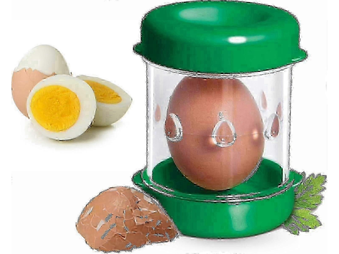 Pelador de huevos manual portátil que separa las cáscaras de huevos duros, máquina mágica para pelar huevos S2024121252 Rosewell