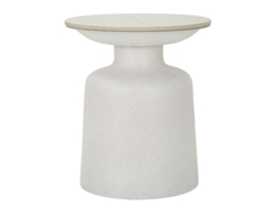 Mesa Fush Blanca Cm Ø 40x47 Mauro Ferretti