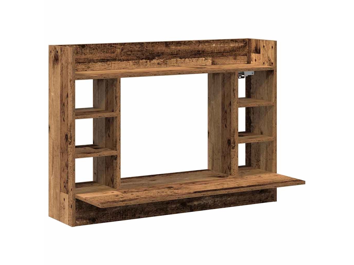 Escritorio | Mesa | Escritorio de pared, madera antigua, 105 x 48 x 75 cm