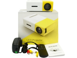 Mini Proyector Portátil OHPA Yg300600 Lúmenes-Amarillo Blanco