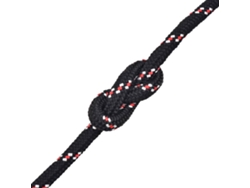 Cuerda náutica de polipropileno de 12 mm y 250 m, color negro HARLANV1
