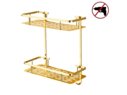 Adhesivo para estante de ducha con afeitadora y esponja colgante para baño_feb Hengjian