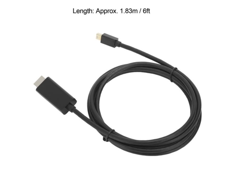 HURRISE Cable adaptador macho a macho Cable de computadora a TV Accesorios de computadora Fuente de alimentación para computadora portátil