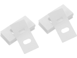Juego de 60 parches adhesivos para reparación de cortinas, accesorios de reparación de cortinas, clips de fijación Slowmoose