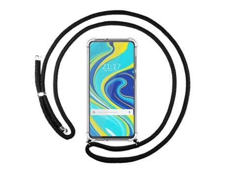 Carcasa Xiaomi Redmi Note 9S / Note 9 Pro TUMUNDOSMARTPHONE Colgante Negro