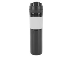 Cafetera De Émbolo Portátil, A Prueba De Fugas, 300 Ml, Diseño Integrado, Ideal Para Viajes, Color Negro.