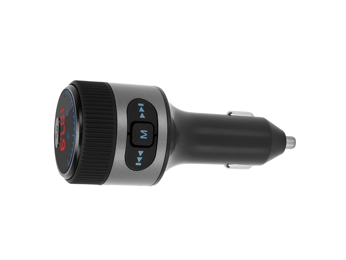 Receptor Bluetooth Fm De Carga Rápida Qc18w Con Doble Usb Y Mp3 Bluetooth Para Coche