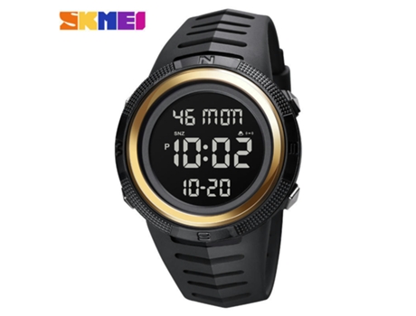 Reloj para hombre, reloj para hombre con luz de fondo LED para exteriores con fecha y día, reloj de pulsera resistente al agua, máquina en negro do...