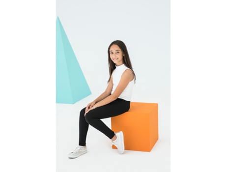 Leggins para Niña SKINNI FIT (5/6 Años - Negro)
