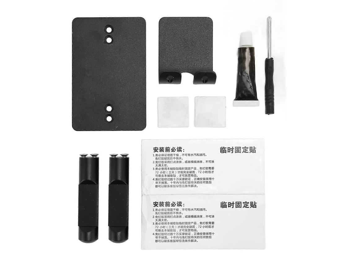 Organizador de secador de pelo de acero inoxidable para montaje en pared, para baño, GOKOCO