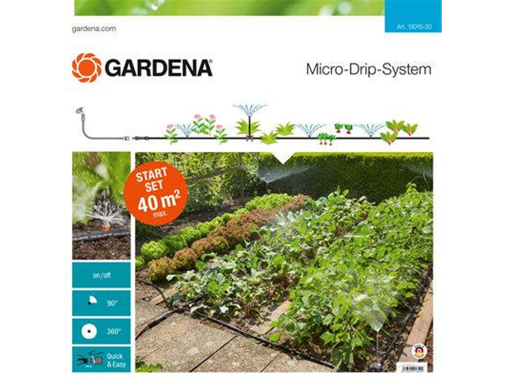 Sistema de Riego GARDENA 13015-20