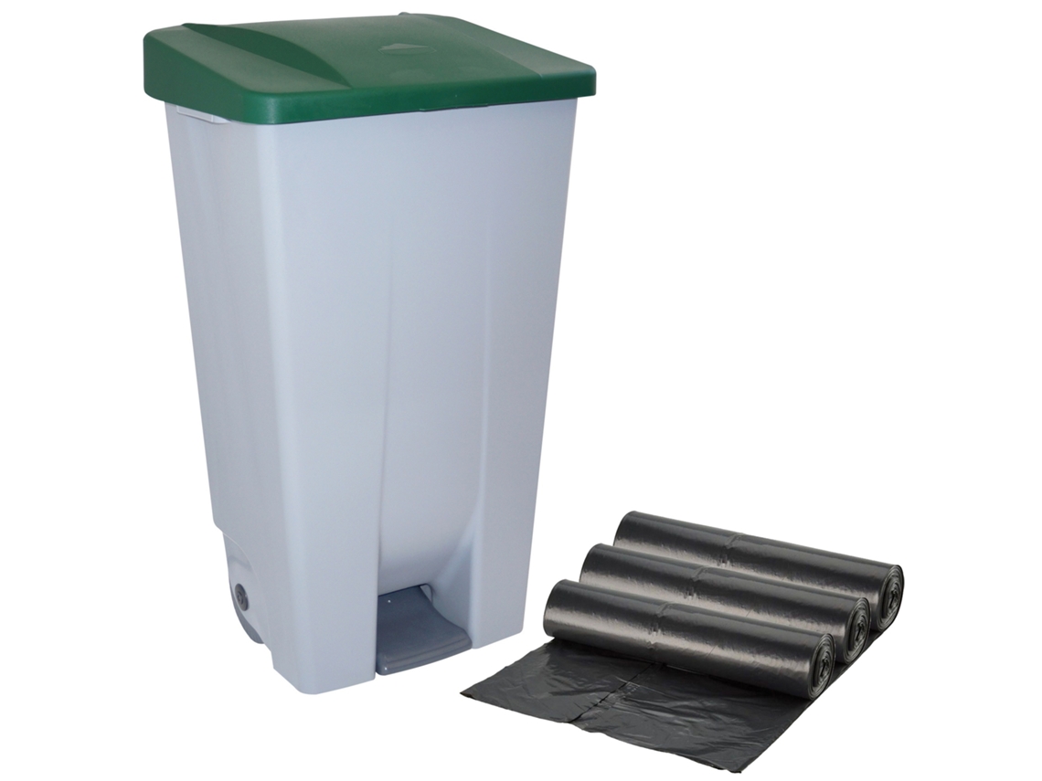 Contenedor Selectivo 120 litros 3X Bolsas de basura de 10 unidades WELLHOME