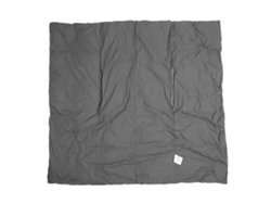 Manta térmica portátil USB Anub para uso en exteriores con 3 niveles de temperatura. Manta térmica envolvente gris para acampar y para la oficina.