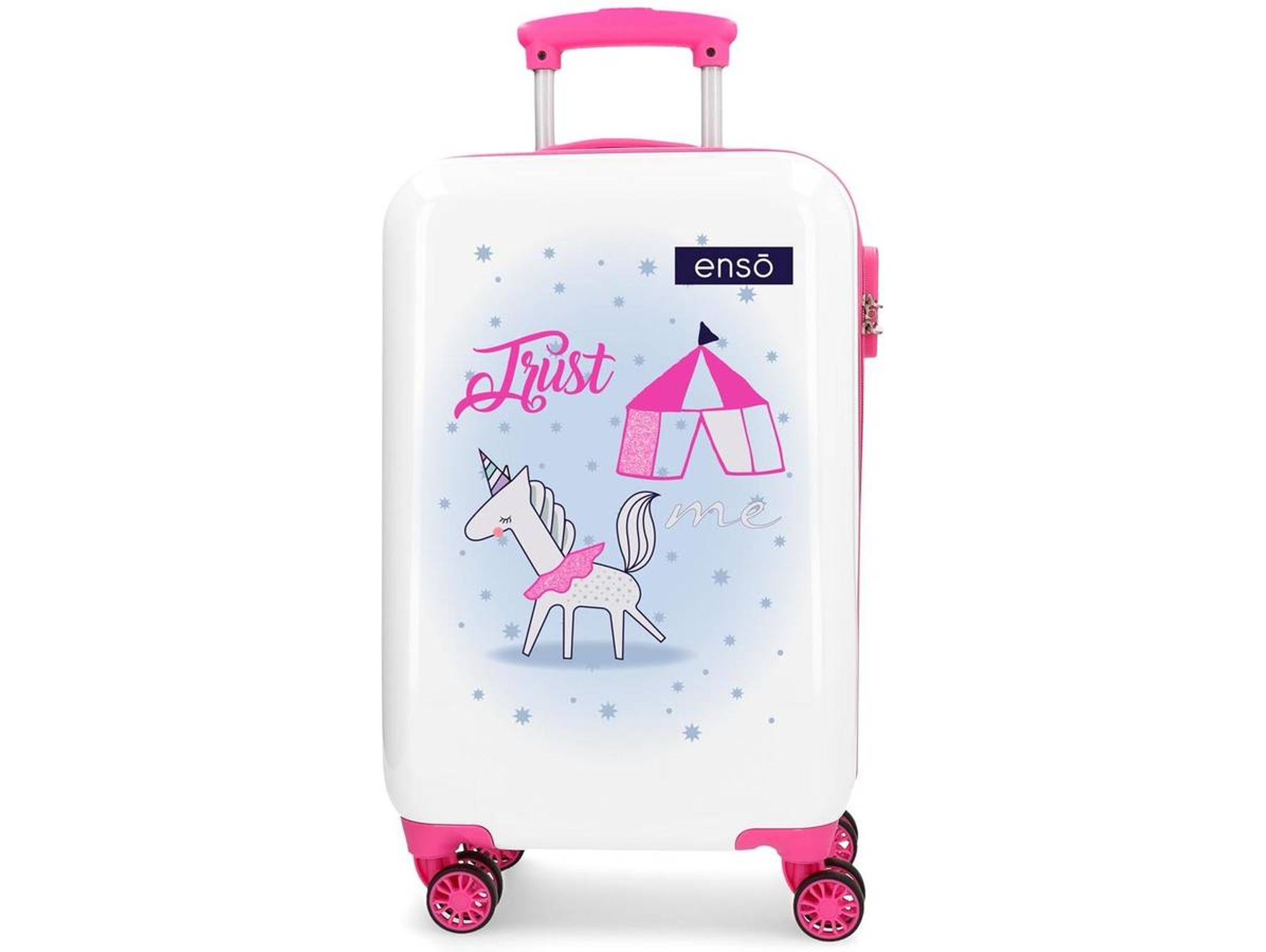 Maleta De Cabina Enso Fantasy Blanco (55x37x20cm - 34l)