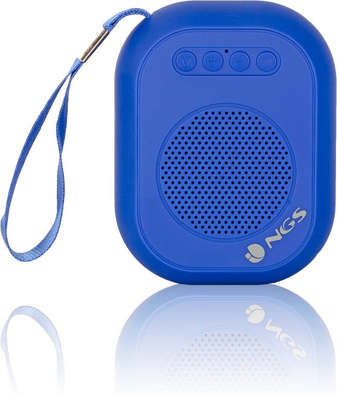 Altavoz Ngs Roller dice 3w 600mah azul mini de microsd radio usb batería altavoces 3 y caucho digital universal compatible con tecnología bluetoothmicrosdradio fmusbbatería 600mah. hrs