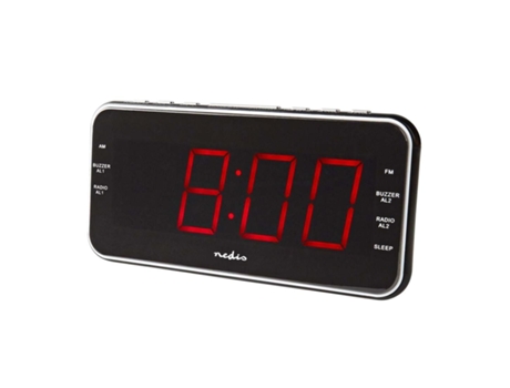 Radio reloj digital con toma USB