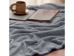 Manta Suave Gris Oscuro 150x200Cm-BOD HOME
