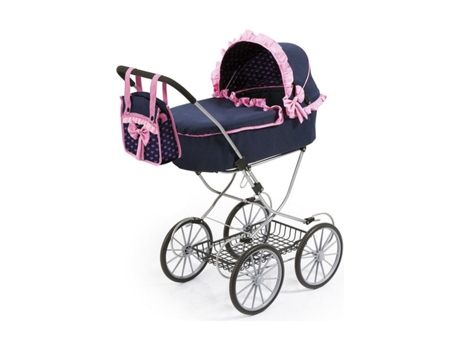 Accesorios REIG Cochecito de Muñecas Azul Marino 64 Cm (Edad Mínima Recomendada: 3 años)
