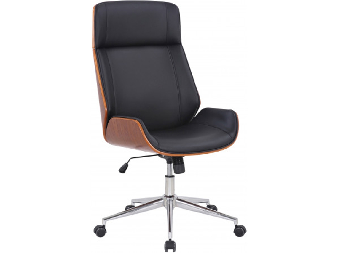 Silla de Escritorio Ergonomica DUDECOR (Acero - Marrón)