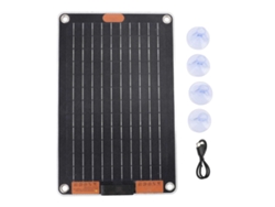 Panel Solar Ultradelgado E Impermeable De Doble Cara De 30 W Y 5 V 3 A Para Carga Rápida De Teléfonos Móviles Y Dispositivos Electrónicos.