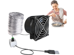 Extractor de aire axial para baño, compacto, duradero y fácil de usar. SFUSHOS