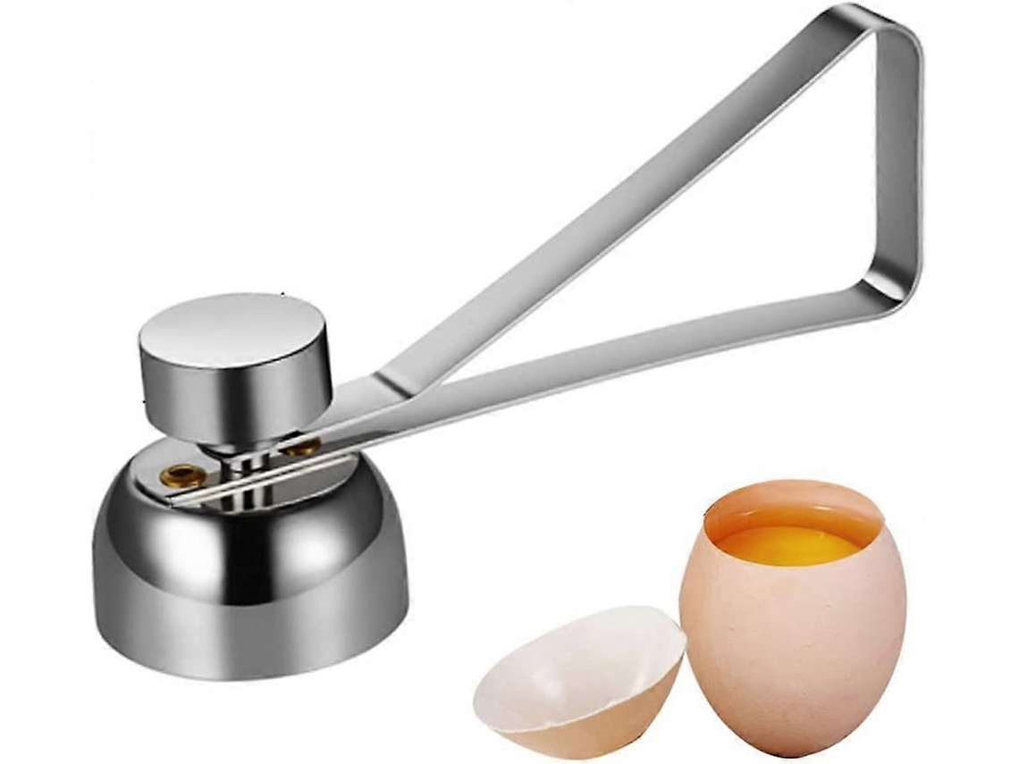 Cortador de cáscaras de huevo de acero inoxidable, abrehuevos de cocina, removedor de cáscaras, separador de cáscaras. Rosewell