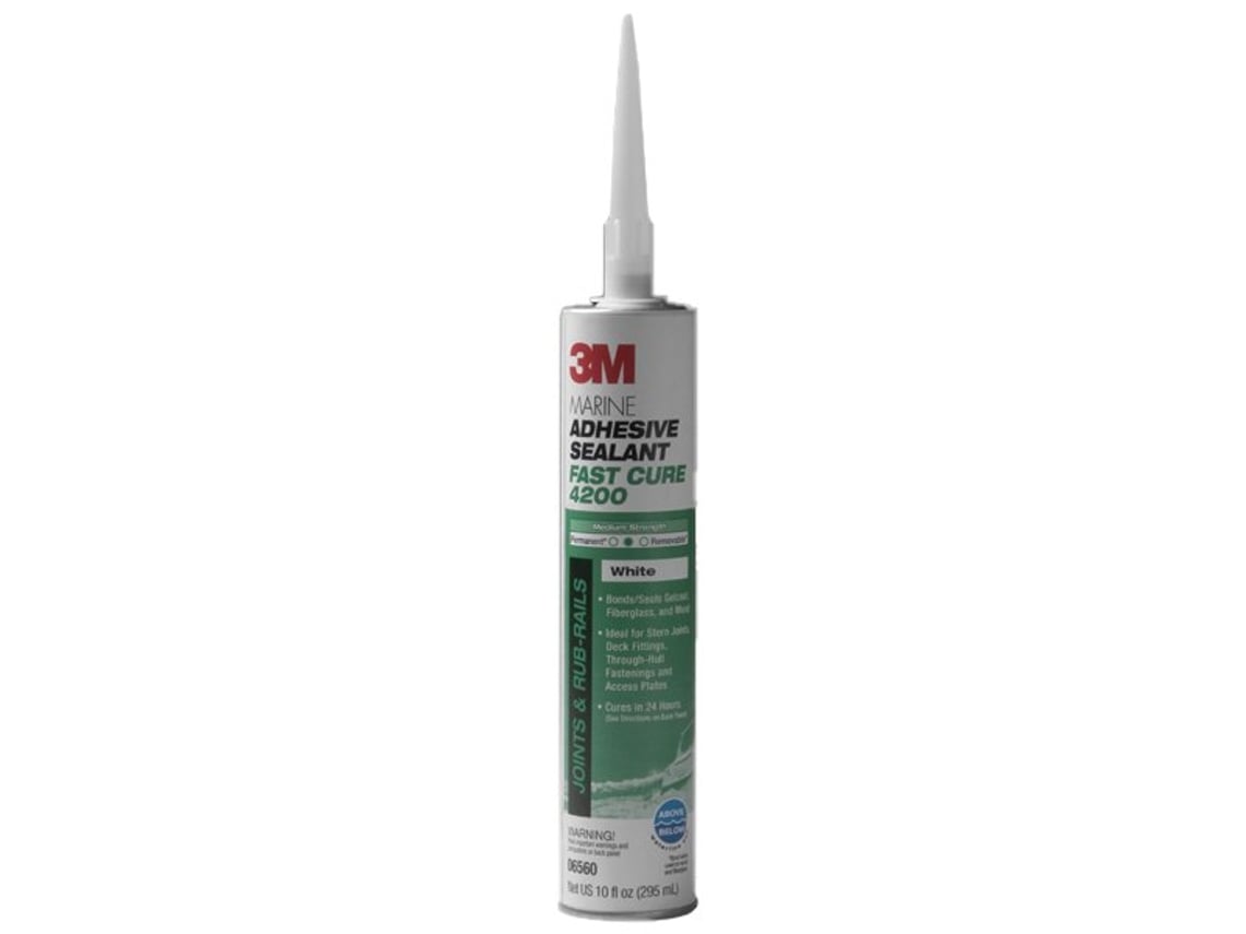Adesivo/Vedante Marine Fast Cure 4200 295Ml Branco3M