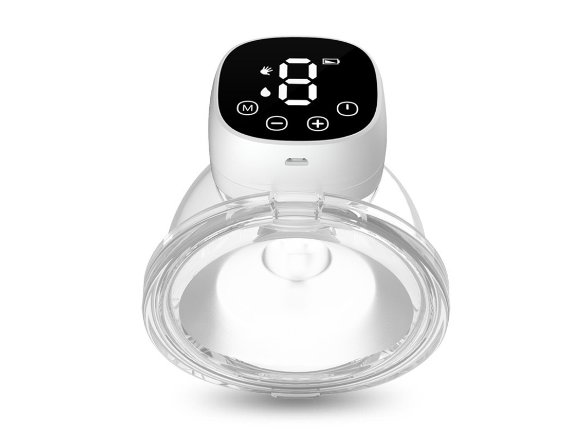 Sacaleches Portátil 101 Blanco Inalámbrico Pantalla Led Táctil Silencioso Sin Bpa