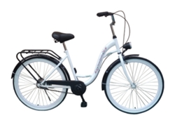 Bicicleta para niña Bicicleta para niña 26 pulgadas Blanco y negro B.active