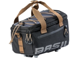 Bolsa BASIL Miles Mik Poliester Beige Reflectantes (Negro)