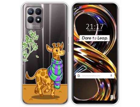 Carcasa Realme 8i TUMUNDOSMARTPHONE Dibujos Transparente Multicolor