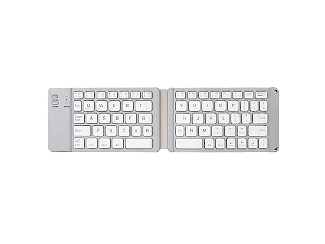 Teclado Bluetooth Mini Plegable Teclado Inalámbrico Portátil Teclado Delgado Efdafss