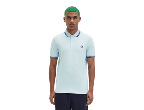 Polo Dupla de Hombre FRED PERRY Twin Tipped Sintetico Azul (L)