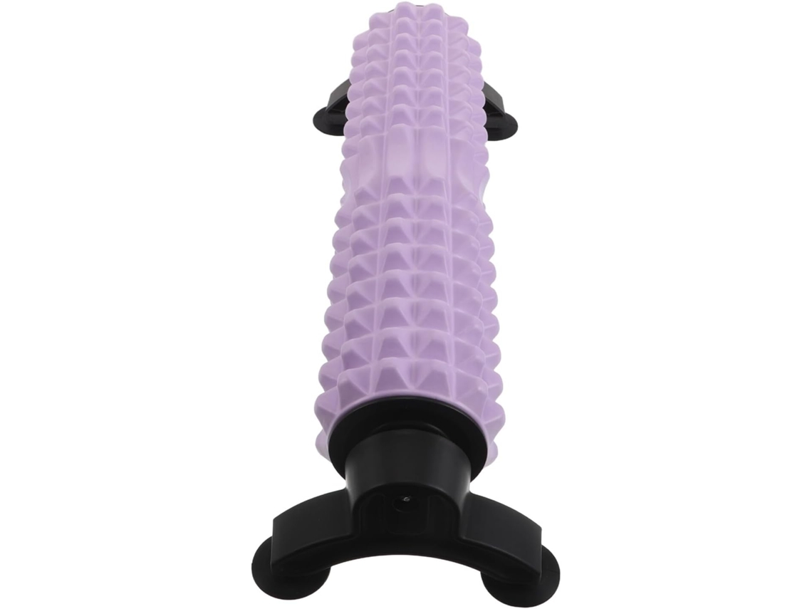Rodillo de masaje de espalda de espuma sólida con soporte, ideal para el gimnasio y para uso doméstico.