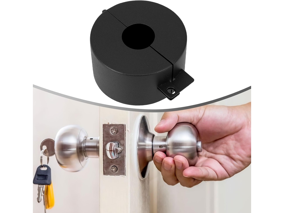 Cubierta De Cerradura Puerta Sin, Seguridad, Acero Inoxidable, Elegante