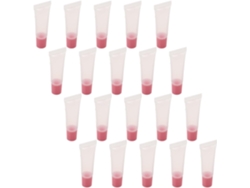 20 Tubos De Brillo Labial Transparentes Reutilizables, Mini Tubos De Lápiz Labial Recargables.