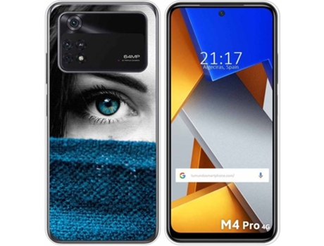 Carcasa para Xiaomi Poco M4 Pro 4G TUMUNDOSMARTPHONE Dibujos Ojo Multicolor