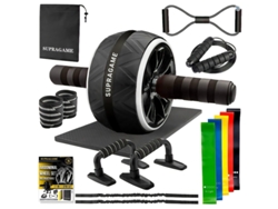 Juego De 16 Piezas De Rueda Abdominal, Conjunto Combinado Para Ejercicios En Casa  DIGITALLAB
