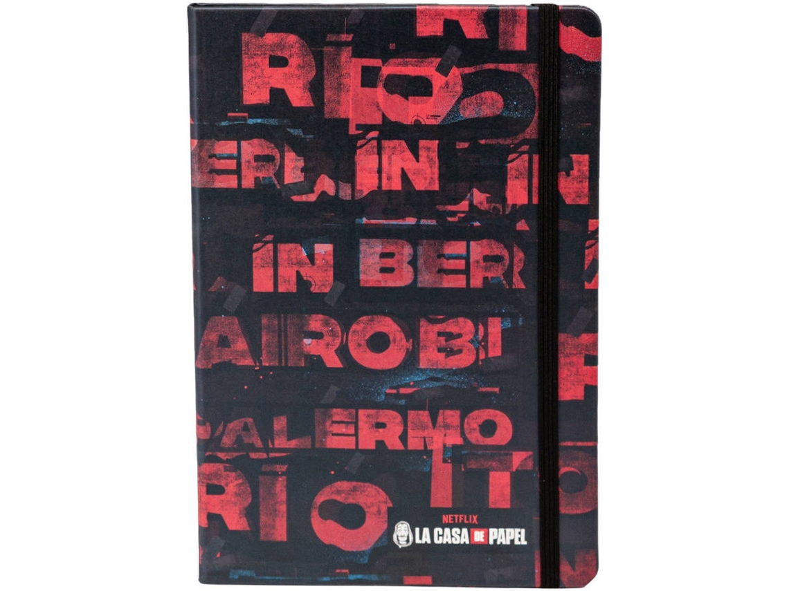 Bloc de Notas LA CASA DE PAPEL Cities (21x13x1cm)