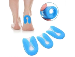 Almohadilla Curativa Para El Talón En Gel De Silicona Pu Para El Alivio Del Dolor Plantar, Fascitis Y Plantilla.