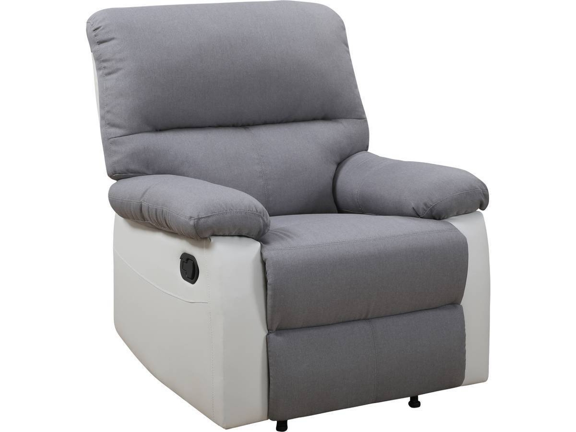 Butaca HABITAT ET JARDIN reclinable Lincoln  Gris (90x89x103 cm - Madera contrachapada)