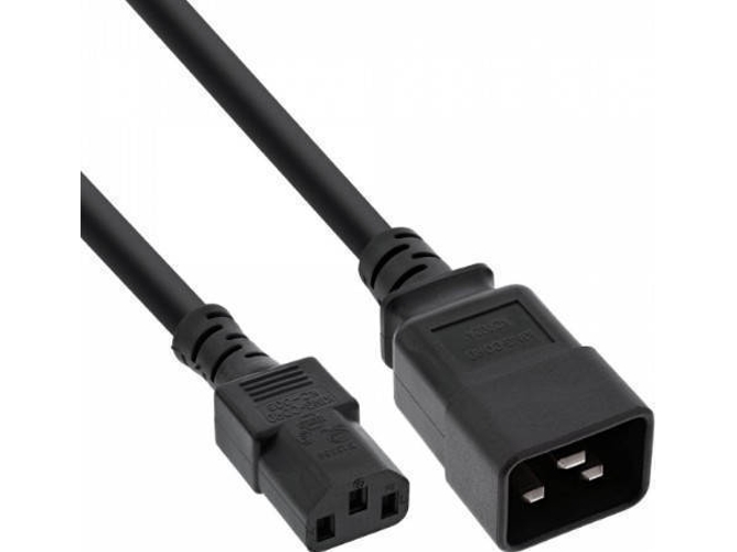 Cable de Alimentación INLINE (1 m - Negro)
