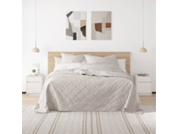 Mesitas de Noche LOVELY HOME Mesinha 2 Pcs 40X31X50 Cm Pinho Maciço Branco