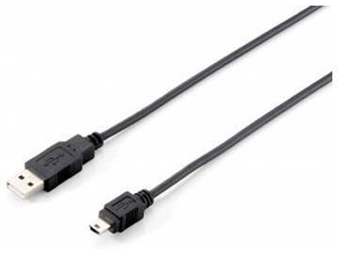 Cable USB NILOX USB A/Mini-USB B 1.8 m Macho/Macho Negro