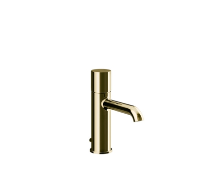 Mezclador monomando para lavabo Gessi Habito, con caño, con descarga de emergencia, proyección de 131 mm, UNITO, 70001