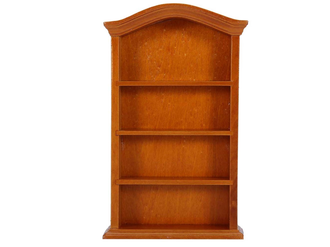 Estantería De Madera En Miniatura A Escala 1:12 Para Colección Decorativa De Casas De Muñecas