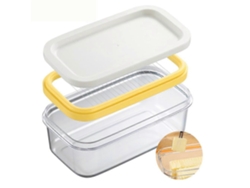 Cortador de mantequilla para tabletas, recipiente con tapa para tabletas de mantequilla, apto para refrigerador. Corta la mantequilla en tabletas fácilmente. Rosewell