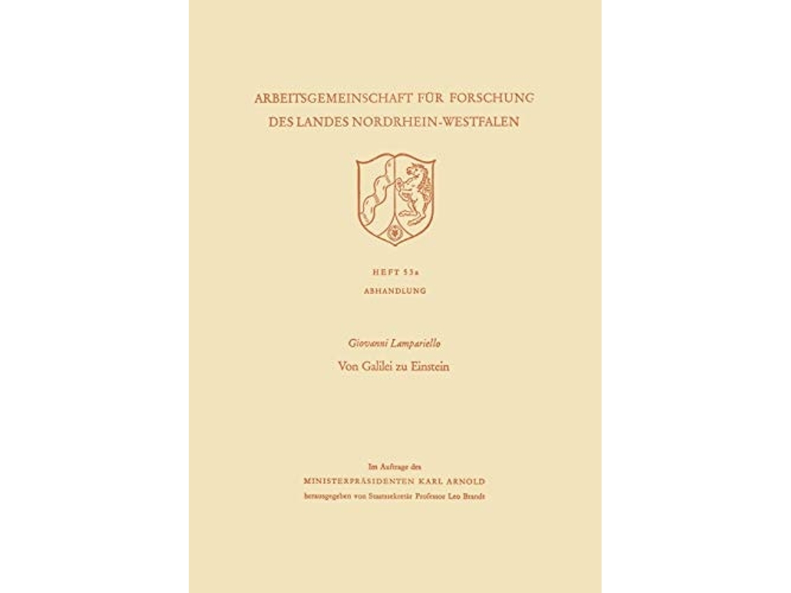 Libro Von Galilei Zu Einstein De Giovanni Lampariello (alemán)