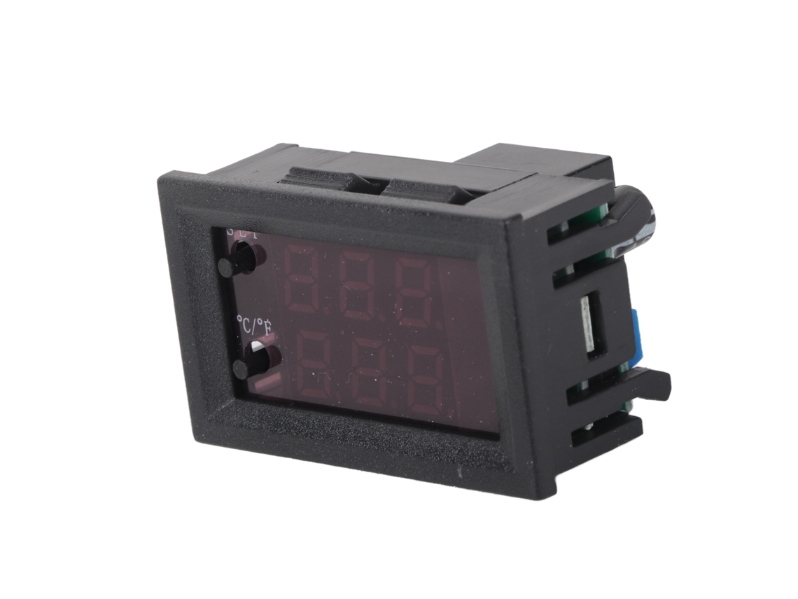 Termostato Inteligente Con Sensor Y Pantalla Digital Controlador De Temperatura Switch Dc12v